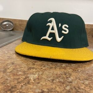 Green “A” hat